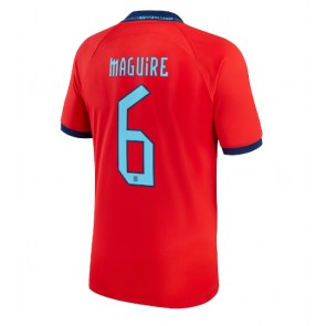Lacne Muži Futbalové dres Anglicko Harry Maguire #6 MS 2022 Krátky Rukáv - Preč